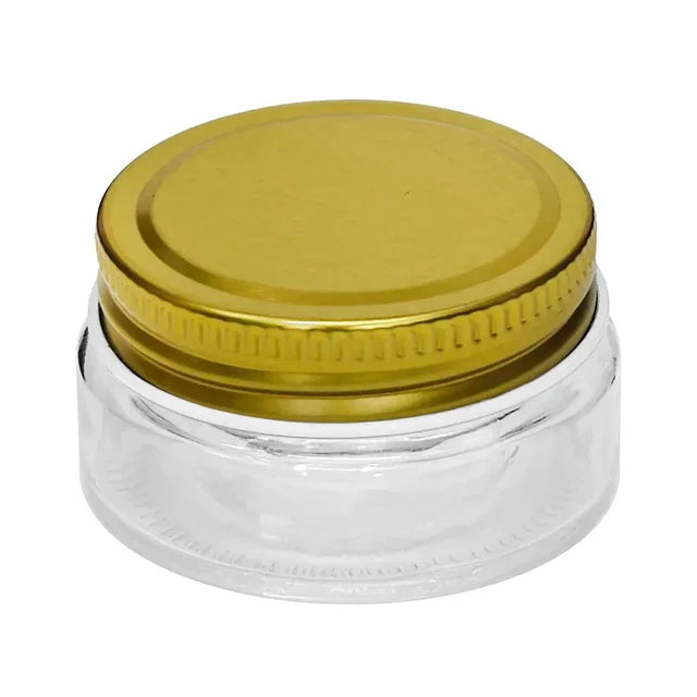 1 Oz Clear Straight-sided Glass Salsa Jar With Metal Lid - 200 Count
