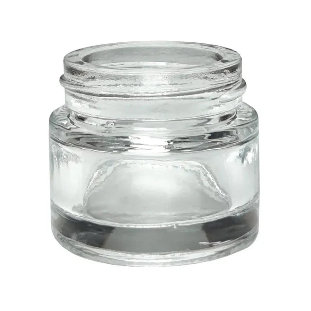10 Ml Clear Round Glass Concentrate Jar With Cap - 416 Count