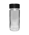 100 Mm - 42 Mm Clear Round Glass Jar With Cap