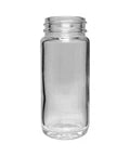 100 Mm - 42 Mm Clear Round Glass Jar With Cap