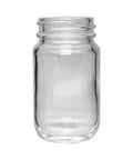 2 oz Clear Round Glass Jar With Matte Cap - 192 Count