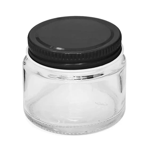 2 Oz Clear Straight-sided Glass Salsa Jar With Metal Lid - 160 Count