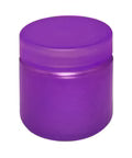 2 Oz Frosted Glass Jar With Plastic Lid - 200 Count