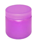 2 Oz Frosted Glass Jar With Plastic Lid - 200 Count