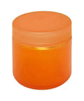 2 Oz Frosted Glass Jar With Plastic Lid - 200 Count