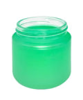 2 Oz Frosted Glass Jar With Plastic Lid - 200 Count