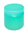 2 Oz Frosted Glass Jar With Plastic Lid - 200 Count