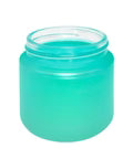 2 Oz Frosted Glass Jar With Plastic Lid - 200 Count