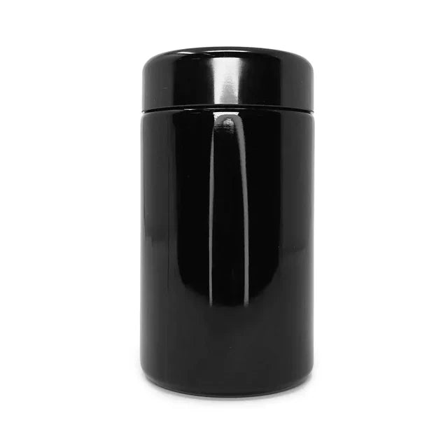 250 Ml Opaque Black Uv Glass Jar With Cap - 70 Count