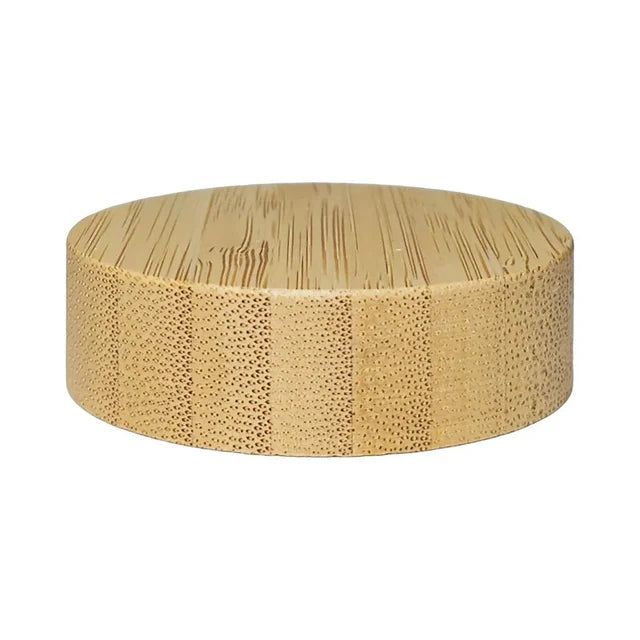 30 Gram Clear Frosted Glass Jar With Wood Cap - 200 Count