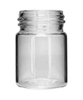 42 Mm - 30 Mm Clear Glass Jar With Square Cap - 50 Count
