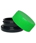 5 Ml Black Round Glass Concentrate Jar With Cap - 480 Count