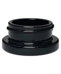 5 Ml Black Round Glass Concentrate Jar With Cap - 480 Count