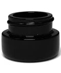 5 Ml Black Round Uv Glass Concentrate Jar With Cap - 50 Count