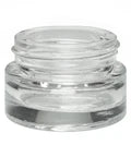 5 Ml Clear Round Glass Concentrate Jar With Cap - 50 Count