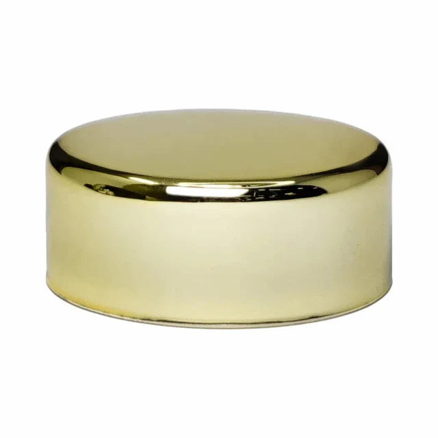 5 Ml Gold Chrome Round Glass Concentrate Jar With Gold Chrome Cap - 480 Count