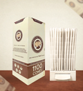 70mm - 26mm Mini Bleached Pre-rolled Cones - (1100 Count)