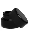 9 Ml Black Round Uv Glass Concentrate Jar With Cap - 360 Coun