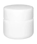 9 Ml White Round Uv Glass Concentrate Jar With White Cap - 360 Count