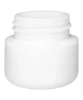 9 Ml White Round Uv Glass Concentrate Jar With White Cap - 360 Count