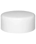 9 Ml White Round Uv Glass Concentrate Jar With White Cap - 50 Count