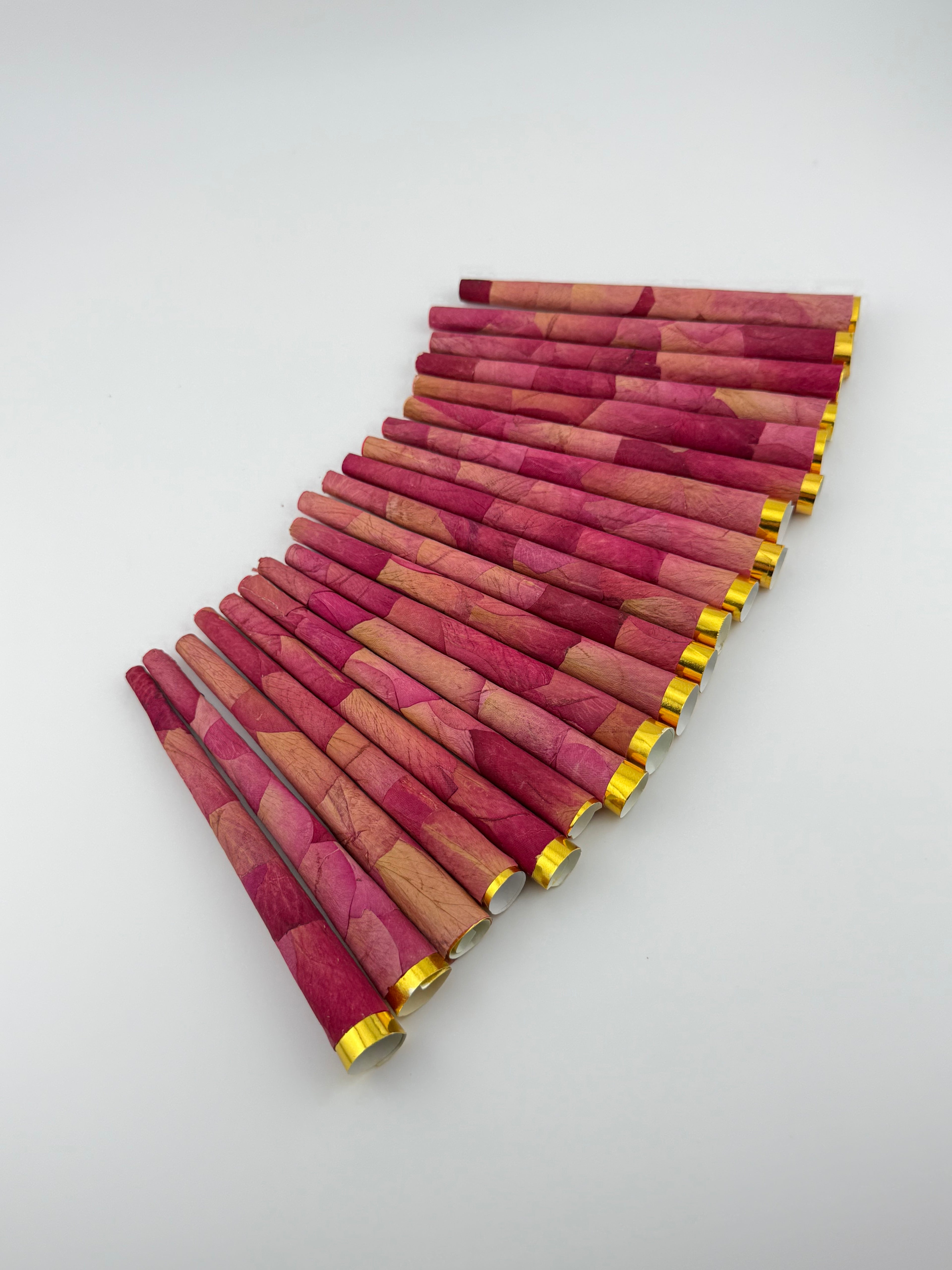 FORTUNE FLOWER PETAL CONES JAR - 20 COUNTS ( MADE FROM REAL FLOWERS )