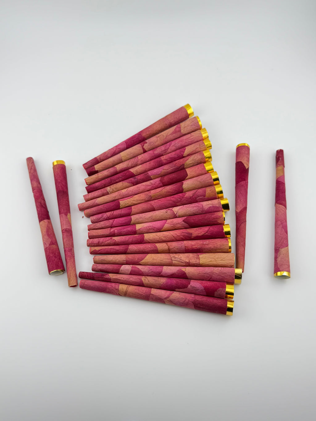 FORTUNE FLOWER PETAL CONES JAR - 20 COUNTS ( MADE FROM REAL FLOWERS )