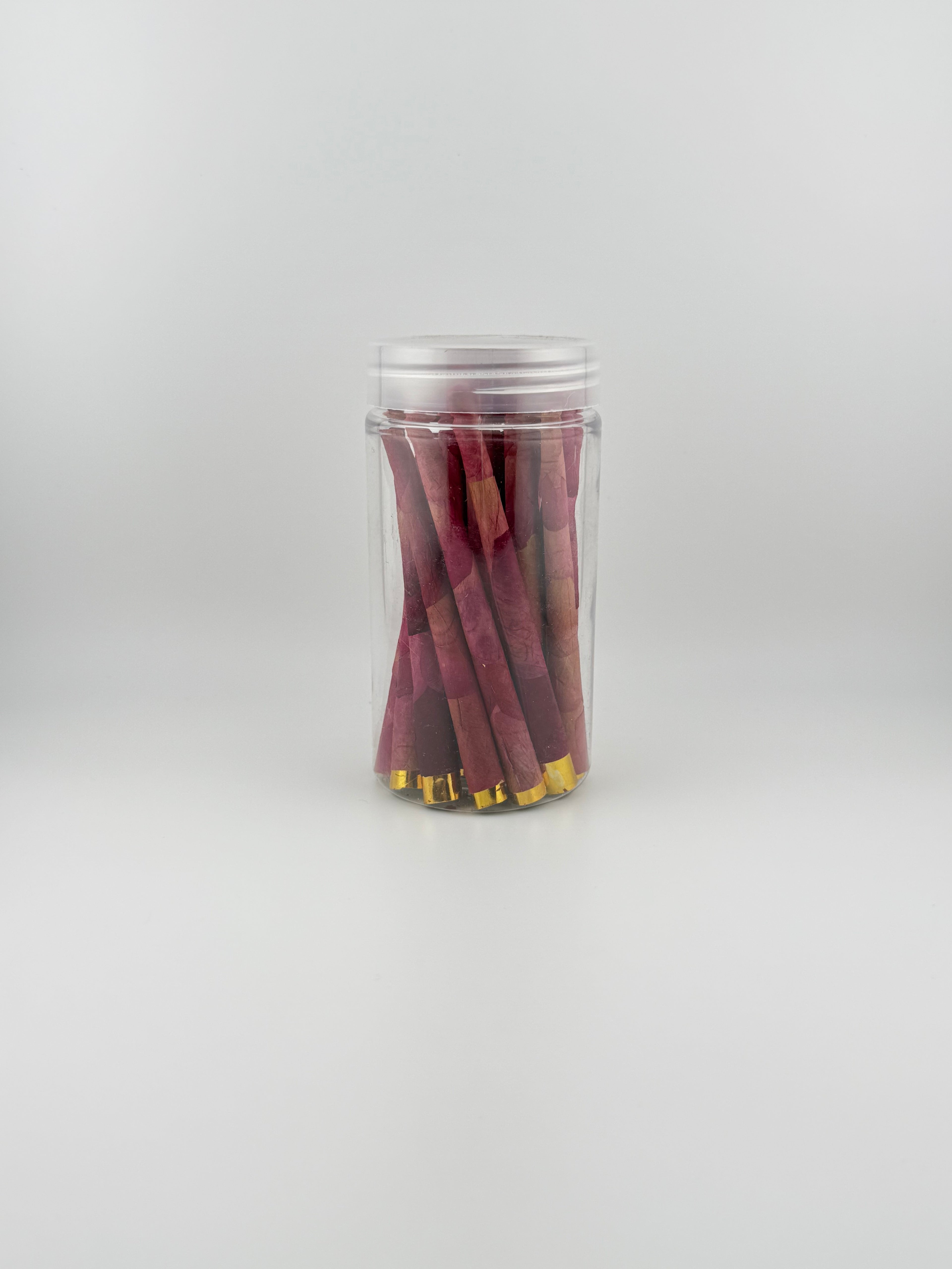 FORTUNE FLOWER PETAL CONES JAR - 20 COUNTS ( MADE FROM REAL FLOWERS )