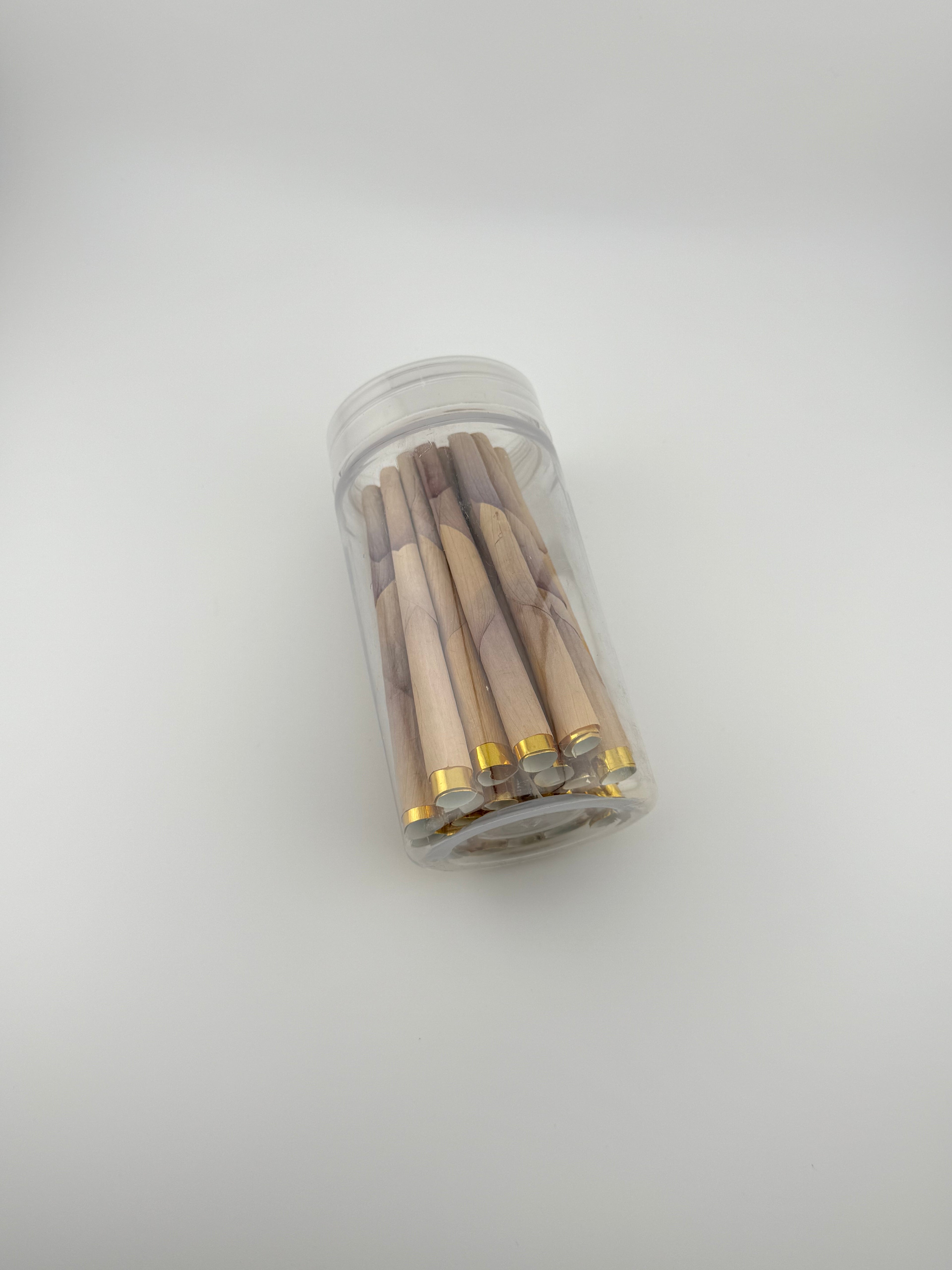 FORTUNE FLOWER PETAL CONES JAR - 20 COUNTS ( MADE FROM REAL FLOWERS )