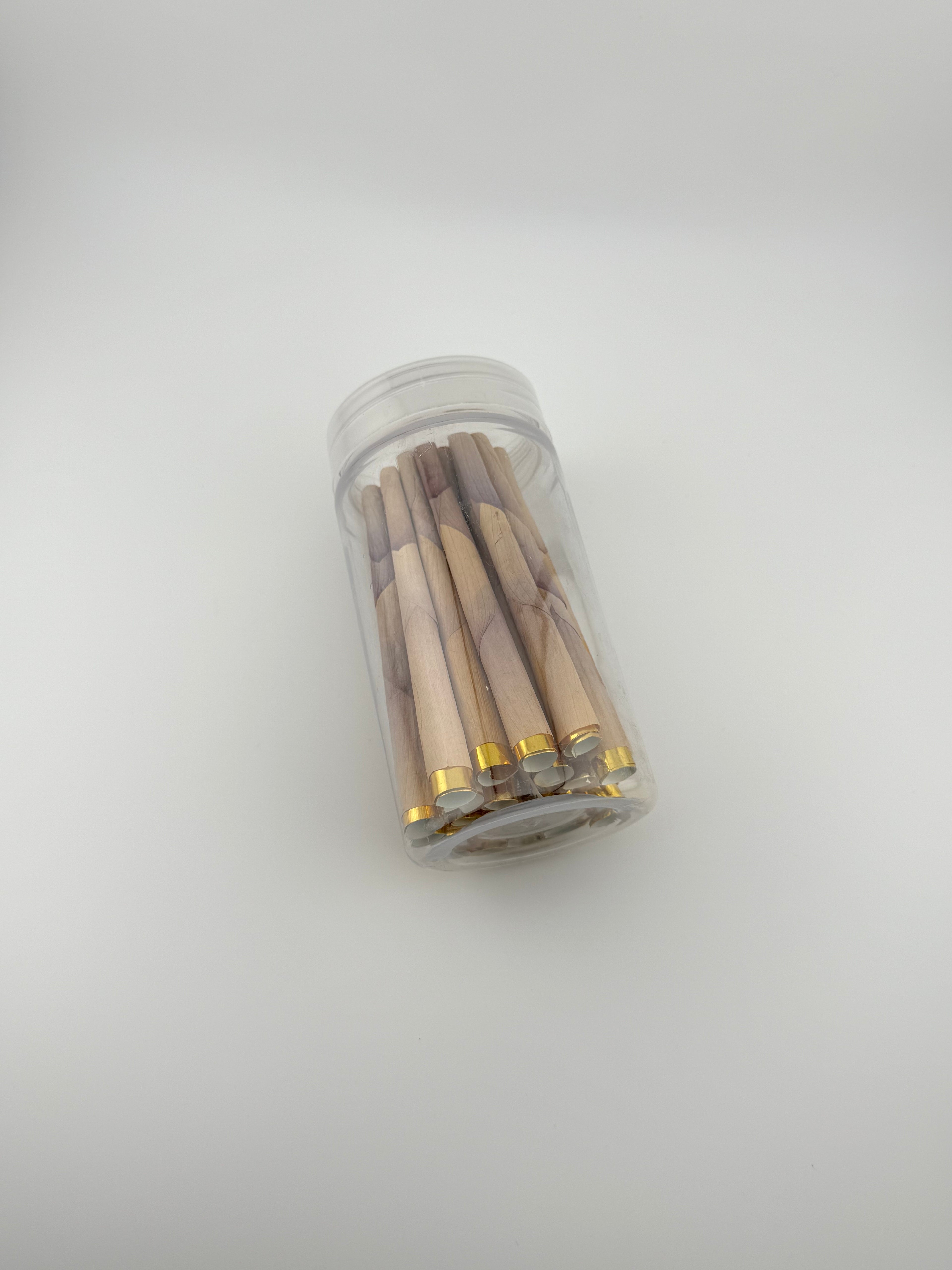 FORTUNE FLOWER PETAL CONES JAR - 20 COUNTS ( MADE FROM REAL FLOWERS )