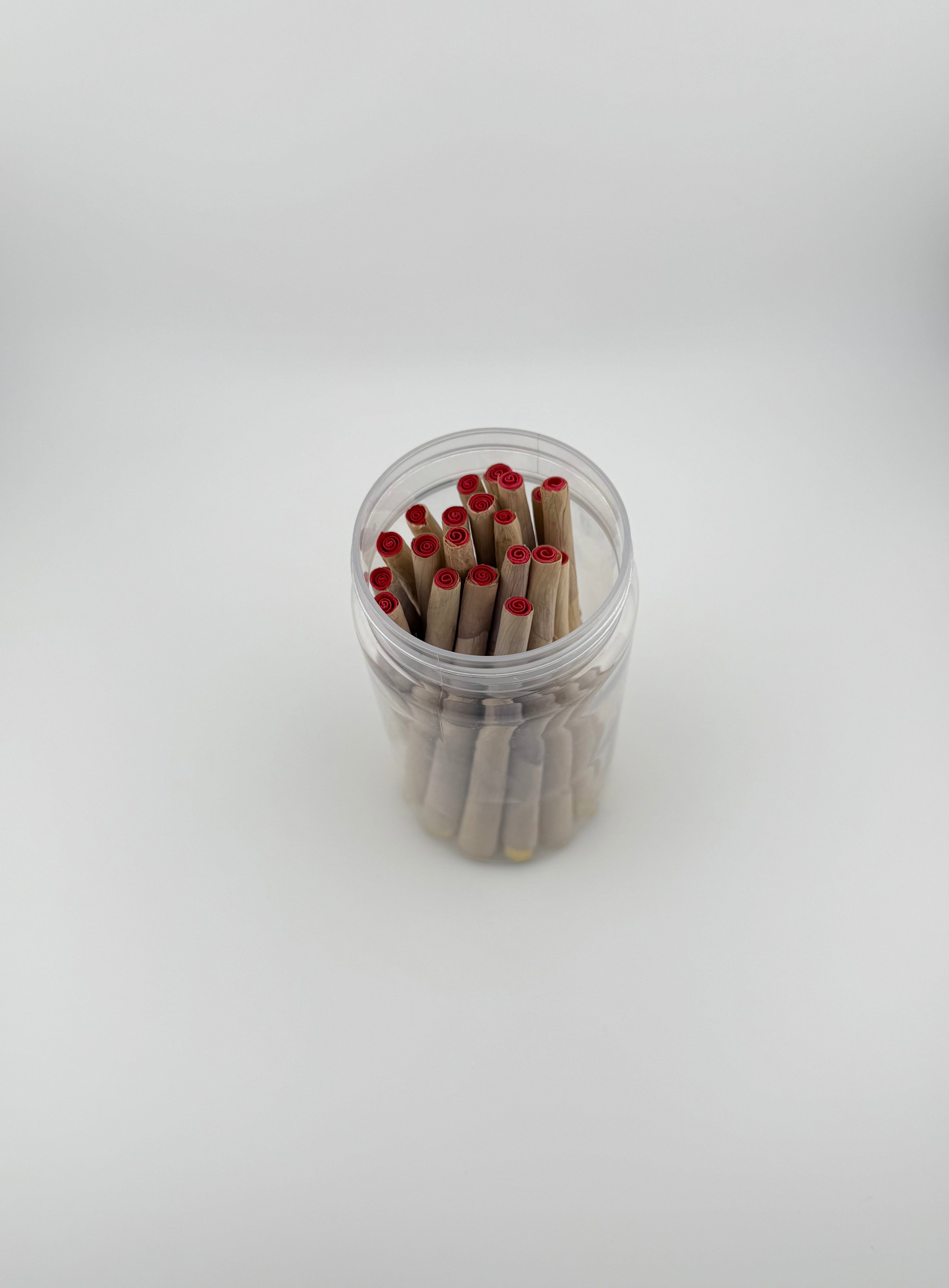 FORTUNE FLOWER PETAL CONES JAR - 20 COUNTS ( MADE FROM REAL FLOWERS )