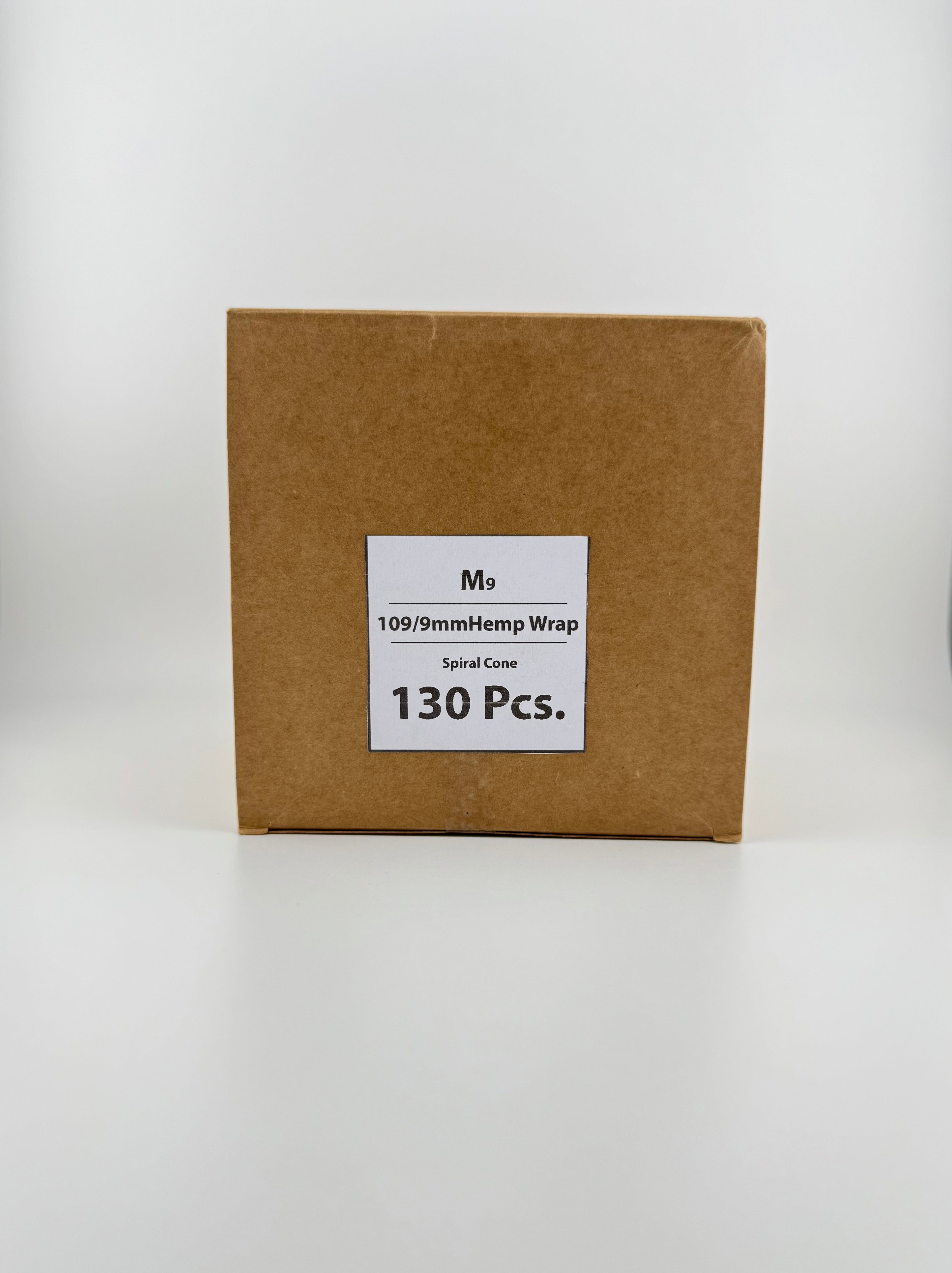 Fortune Hemp Wrap Blunts – Spiral Pre-Rolled with Glass Tips | 109/9mm King Size | 130 Count | 100% Natural Hemp