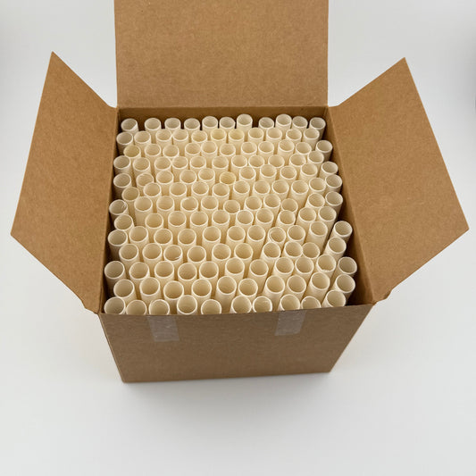 Fortune Bleached Paper – Pre-Rolled with Glass Tips | 109/12mm | 100 Count | 100% Natural Bleached