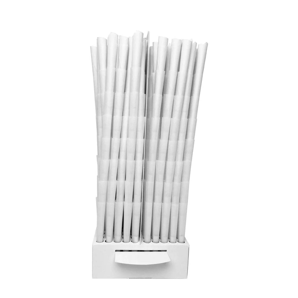 Bleached Pre-rolled Cones - 109mm - 26mm King Size (800 Count)