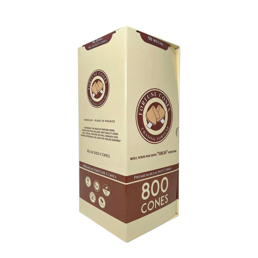 98mm - 26mm 98 Special Unbleached Pre-rolled Cones - (800 Count)