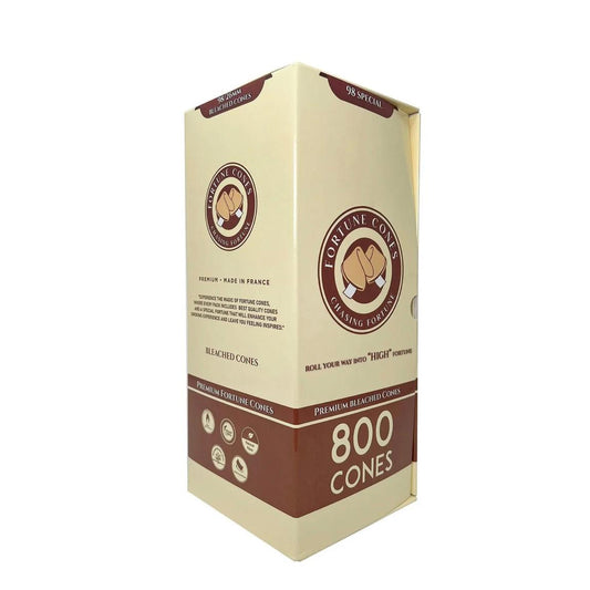 98mm - 26mm 98 Special Bleached Pre-rolled Cones - (800 Count)
