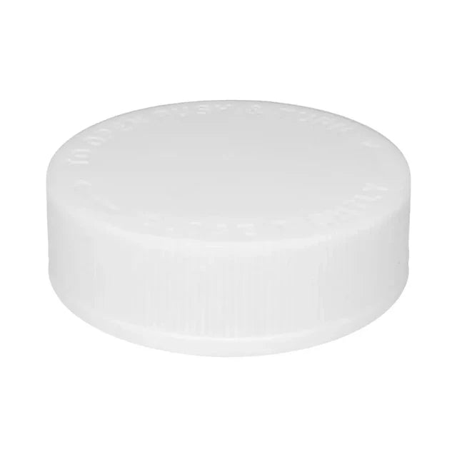 Child Resistant 2 Oz Clear Round Glass Jar With Square Cap - 160 Count