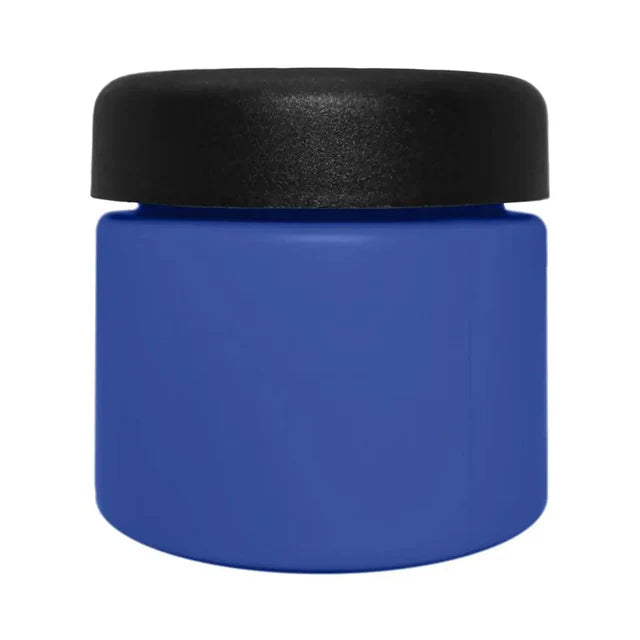 Child Resistant 2 Oz Opaque Round Glass Jar With Slim Cap - 160 Count