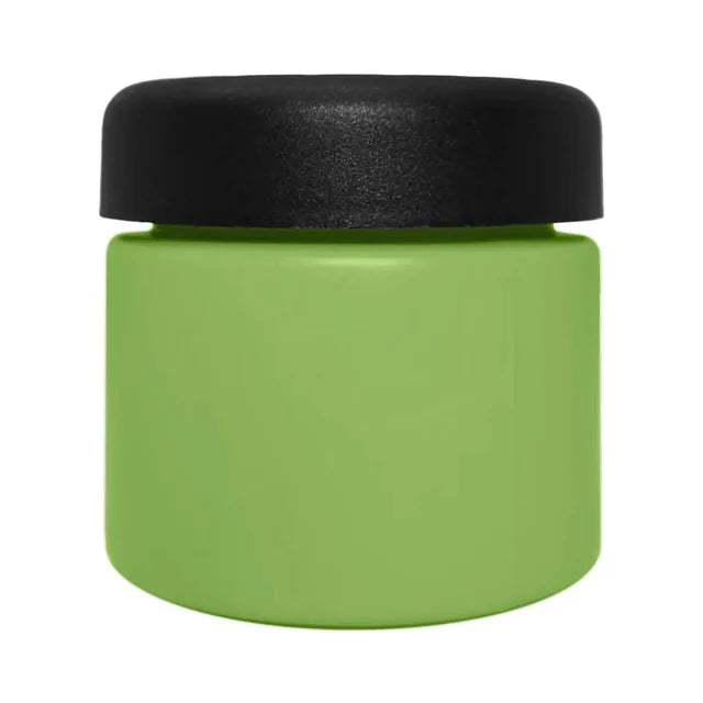 Child Resistant 2 Oz Opaque Round Glass Jar With Slim Cap - 160 Count