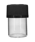 Child Resistant 42 Mm - 30 Mm Clear Glass Jar With Cap - 745 Count