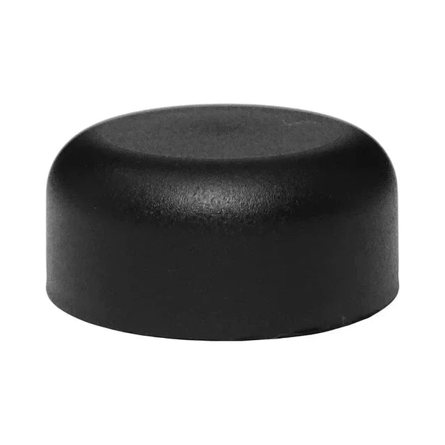 Child Resistant 5 Ml Clear Round Glass Concentrate Jar With Black Round Cap - 480 Count