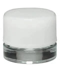 Child Resistant 5 Ml Clear Round Glass Concentrate Jar With Cap - 50 Count