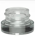Child Resistant 5 Ml Clear Round Glass Concentrate Jar With Cap - 50 Count