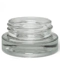 Child Resistant 5 Ml Clear Round Uv Glass Concentrate Jar With Cap - 300 Count