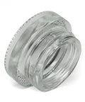 Child Resistant 5 Ml Clear Round Uv Glass Concentrate Jar With Cap - 300 Count