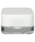 Child Resistant 5 Ml Clear Square Glass Concentrate Jar With Cap - 480 Count
