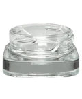 Child Resistant 5 mL Clear Square Glass Concentrate Jar With Cap - 50 Count