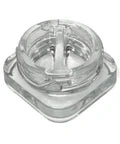 Child Resistant 5 Ml Clear Square Glass Dual Compartment Concentrate Jar With Cap - 480 Count