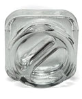 Child Resistant 5 Ml Clear Square Glass Dual Compartment Concentrate Jar With Cap - 480 Count