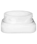 Child Resistant 5 Ml White Square Glass Concentrate Jar With Cap - 50 Count